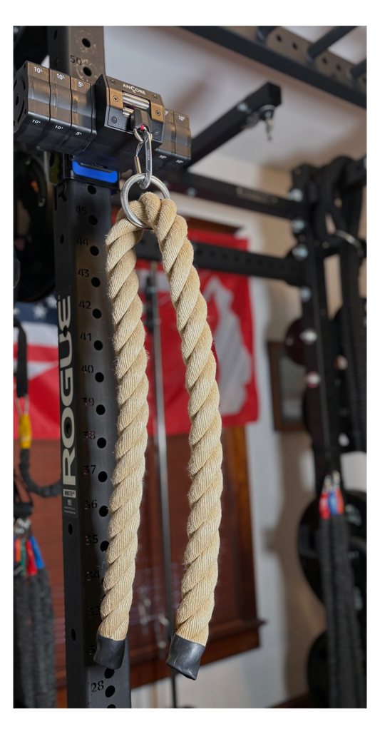 fat grip tricep rope cable attachment