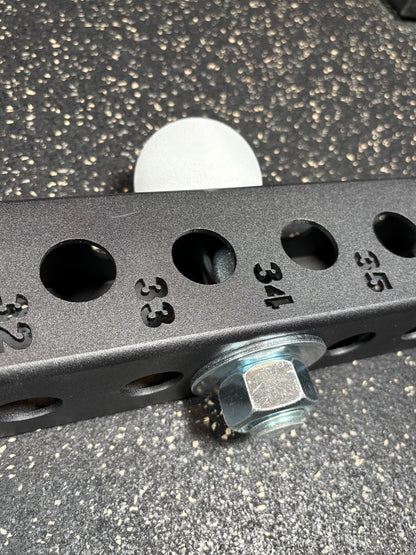 Kodo white spherical climbing holds for gym equipment squat rack attachments and crossmember